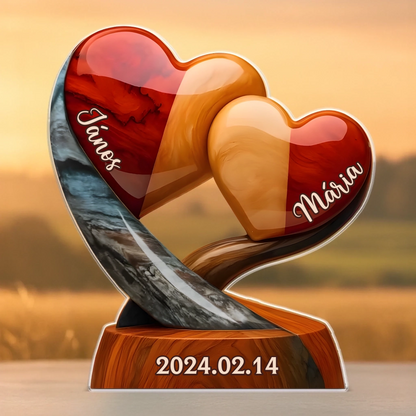 Mindörökké - Egyedi Szívfa Emlékszobor