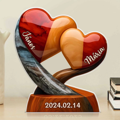 Mindörökké - Egyedi Szívfa Emlékszobor